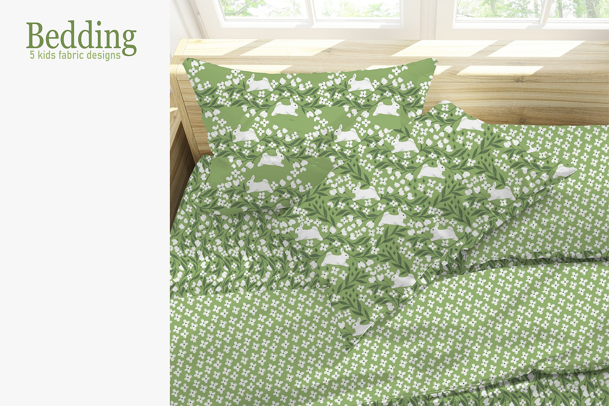 Spring Bunnies, a Pattern Graphic by MarynArts (Photo 3 of 5)