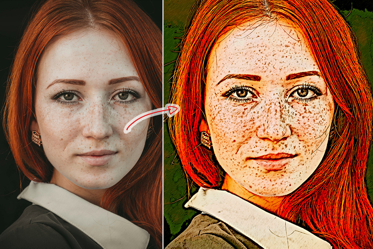 (50% OFF) Fashion Oil Paint Action, an Action Add-On by Linspace (Photo 1 of 10)