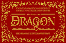 Dragon | Victorian Font Typeface