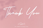 Sefiola - Mono Script, a Script Font by Lemon Studio Type (Thumbnail 11 of 11)