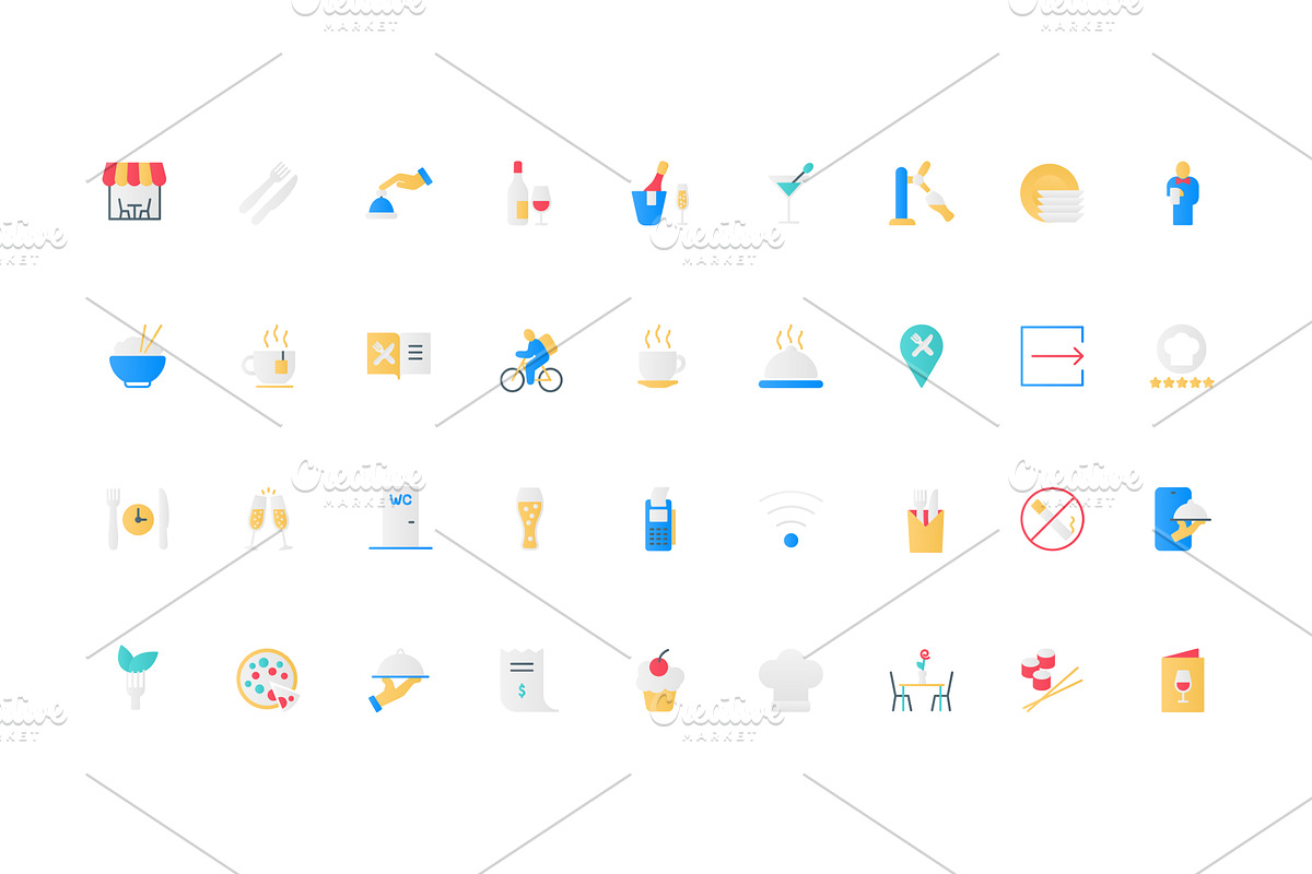 Restaurant food online order, a Food Illustration by Lemberg Vector
