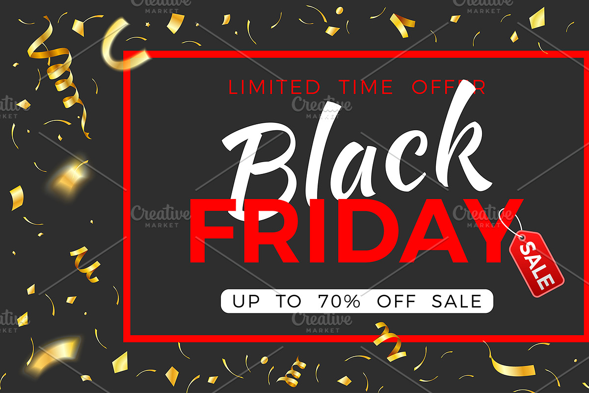 Black Friday Sale Banners, a Decorative Illustration by TAlex (Photo 6 of 6)