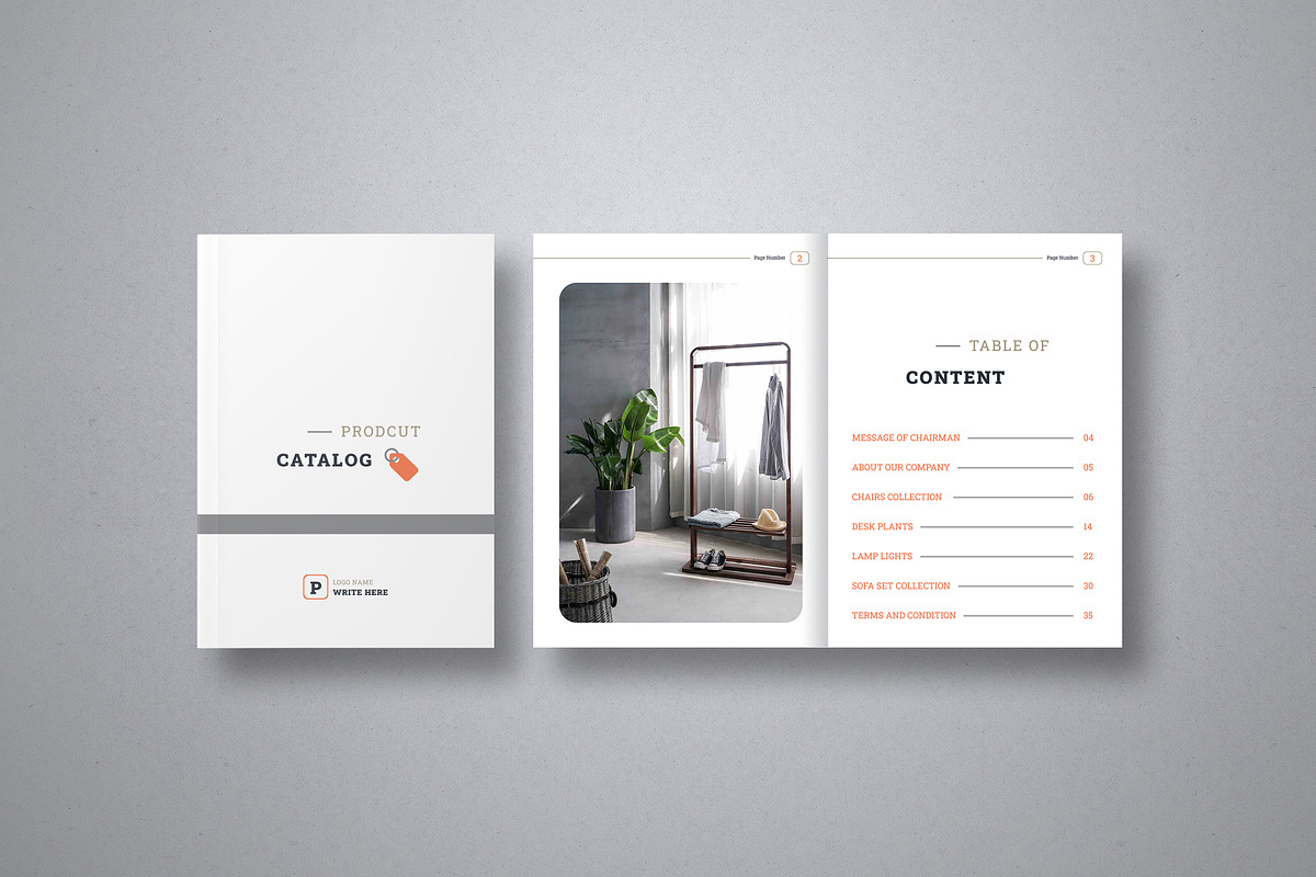 minimal product catalog, a Brochure Template by mijli (Photo 1 of 4)