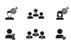 Strategic People Icons, a Person Illustration by Gentle Studio