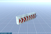 16 Concrete Barriers - Big Pack, an Environmental 3D Model by 3DCaster (Thumbnail 22 of 34)