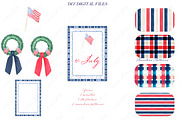 Forth of July Watercolor DIY, a Graphic by LABFcreations (Thumbnail 2 of 4)