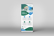 Medical Healthcare Roll Up Banner, a Print Template by VectStock (Thumbnail 3 of 6)
