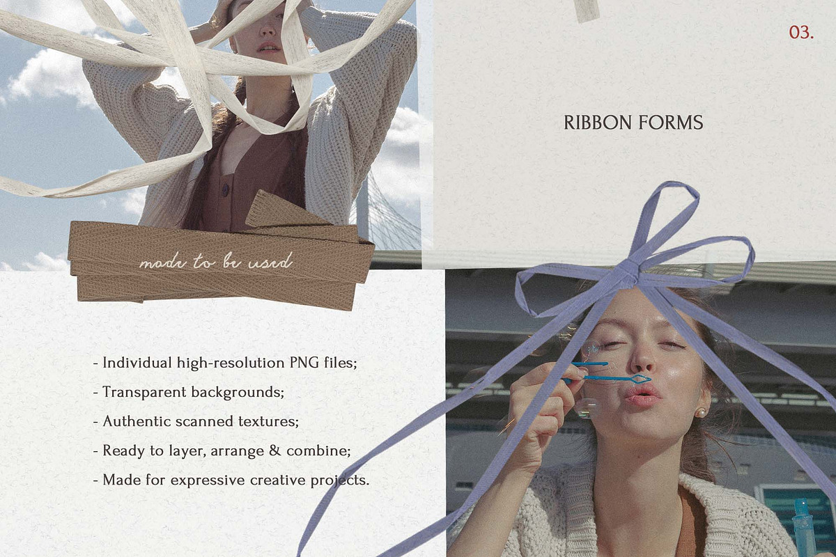 Ribbon Forms – Tactile Elements, an Object Graphic by DigARTbyHavroshka (Photo 3 of 14)