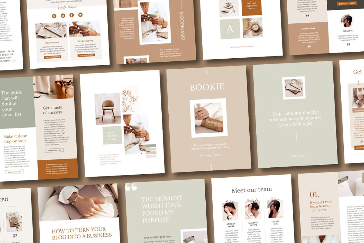 eBook / CANVA, INDD / Elegant, a Magazine Template by Mirazz (Photo 2 of 14)