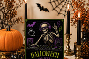 Halloween Skeleton DJ Party Template, an Invitation Template by Arslan (Thumbnail 2 of 5)