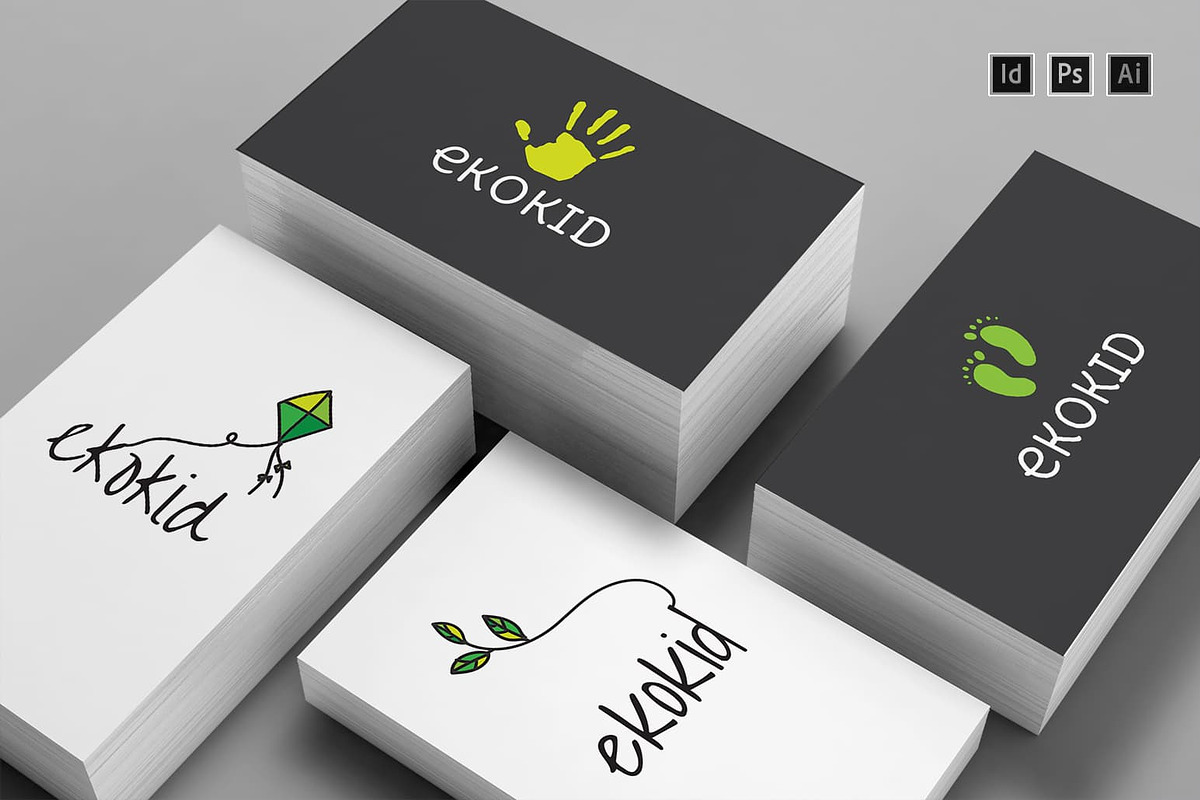 Ekokid logo templates, a Branding & Logo Template by Nectarine (Photo 3 of 3)