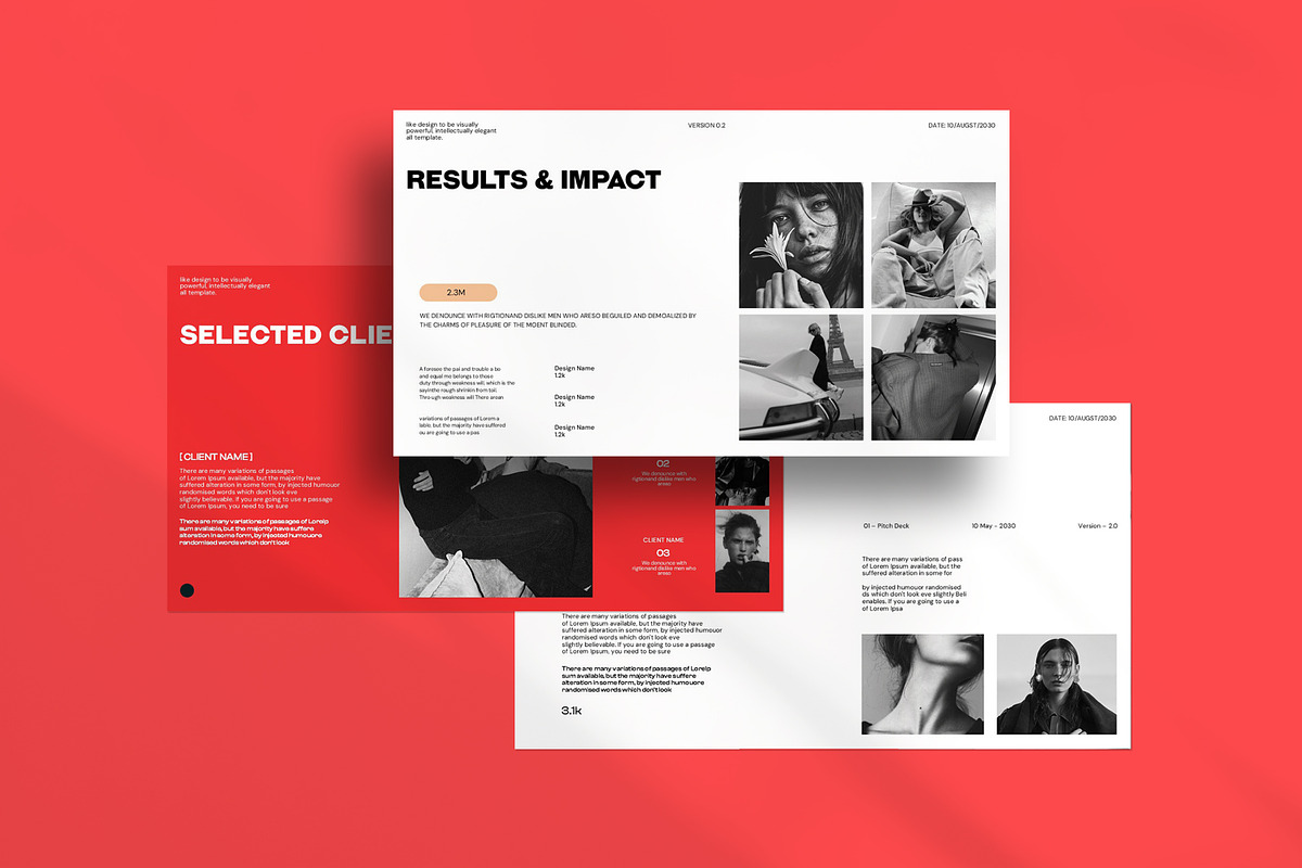 Lucy Pitch Deck Template preview 2