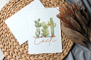 Cacti watercolor collection, an Object Illustration by Skliarova (Thumbnail 2 of 10)