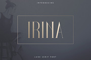 Irina Luxe Serif Font -30%, a Serif Font by VP Fonts (Thumbnail 1 of 9)