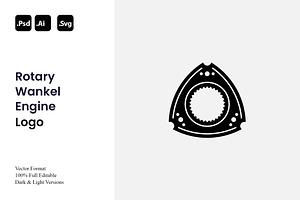 Rotary Wankel Engine Logo, a Branding & Logo Template by Luxury Logos