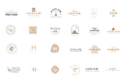 Harlow Premade Logo Kit, a Branding & Logo Template by Forth and Wild (Thumbnail 2 of 10)