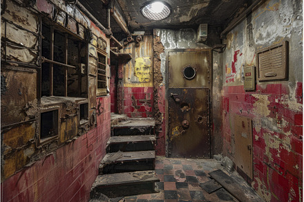 Old abandoned industrial building, an Architecture Photo by Ylivdesign