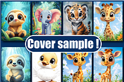 Cute Animal Coloring Book for Kids, an Animal Illustration by Design Zone (Thumbnail 2 of 4)
