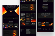 Fintech Landing Page Figma Template, a Landing Page Template by Rozepaars Design (Thumbnail 2 of 2)