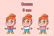 Chibi Girl Creator, an Illustration by Cute Toot (Thumbnail 6 of 9)