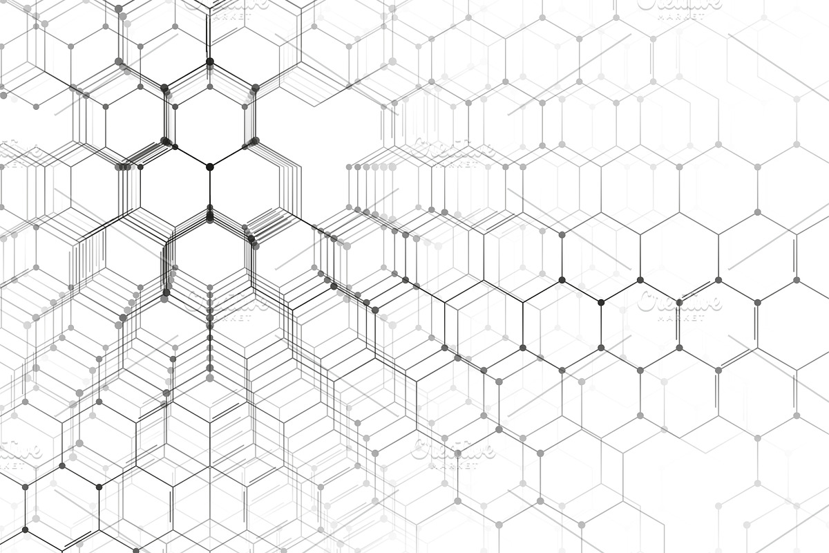 Chemistry 3D pattern on white, a Healthcare Illustration by VectorShop (Photo 1 of 6)