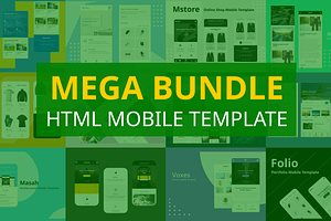 Mega Bundle HTML Mobile Template