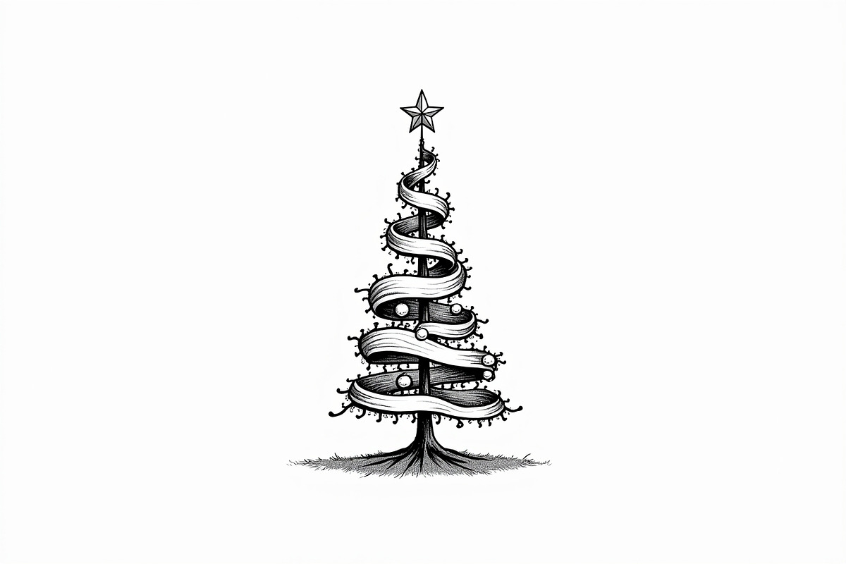Christmas Tree Ornament Design Pack, an Illustration by musafir_fashion (Photo 15 of 21)