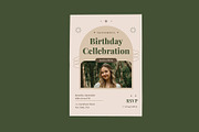 Birthday Invitation Card, an Invitation Template by Neermana (Thumbnail 3 of 4)