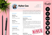 Teacher Resume Design / CV - Kylie, a Resume Template by Templates Design Co. (Thumbnail 1 of 17)