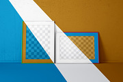 Modern Poster Mockup Set, a Print Template by Deeplab (Thumbnail 4 of 25)