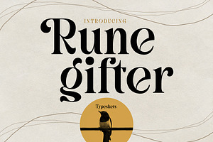 Runegifter - Modern Font