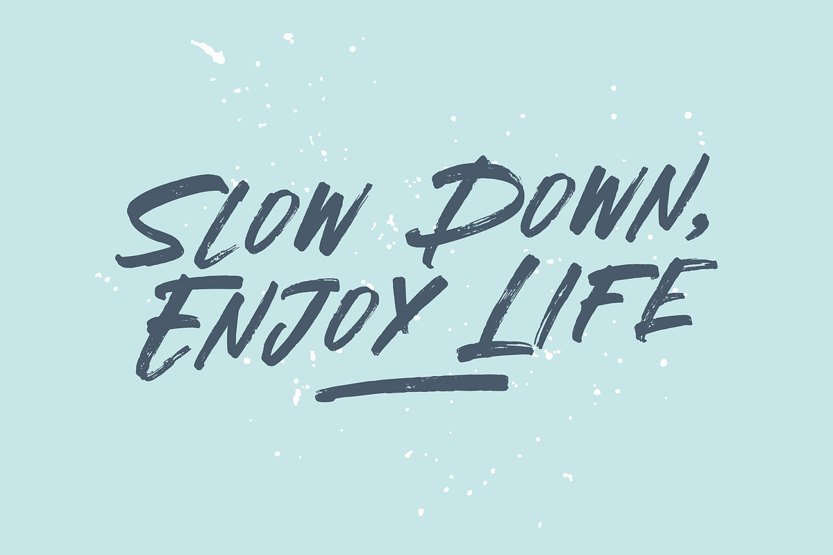 Roguex Brush - Powerful Font, a Handwritten Font by ErgibiStudio (Photo 4 of 10)