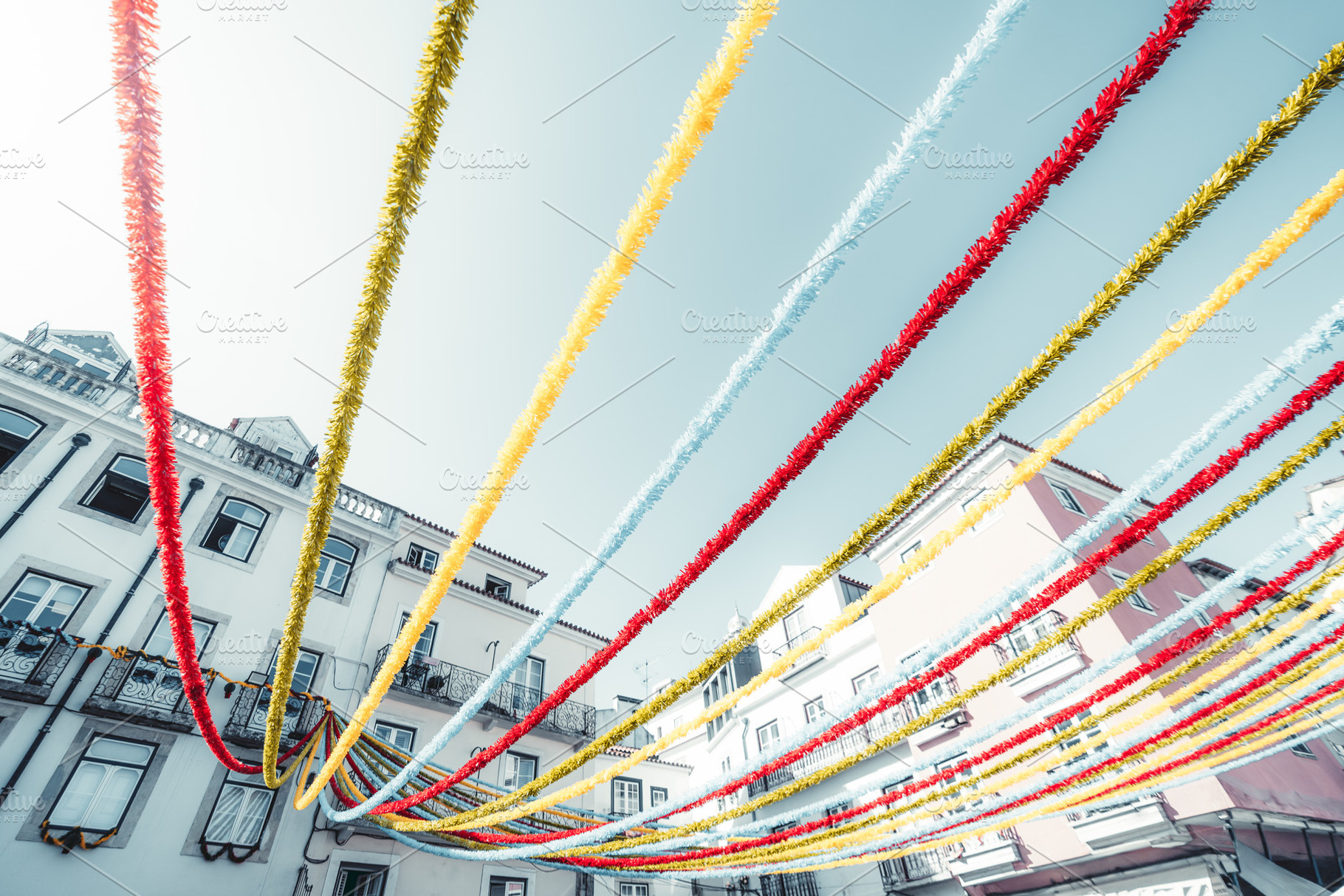 Colorful Street Garlands, a Wallpaper Photo by SkyNext