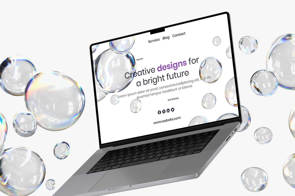 3D Soap Bubbles and Letters set, a Graphic by LarysaZabrotskaya (Photo 8 of 12)