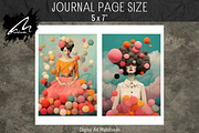Whimsical weaver Girl, Collage Sheet, a Person Illustration by Digital Art Mahdiseño (Thumbnail 7 of 11)