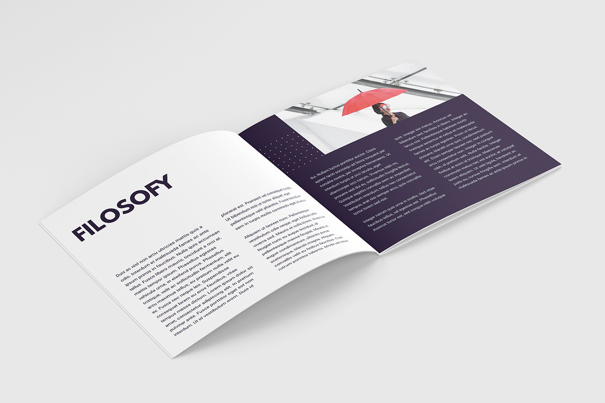 Square Magazine or Brochure Template, a Brochure Template by Wild Ones (Photo 7 of 9)