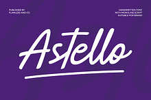 Astello - Handwritten Script Font