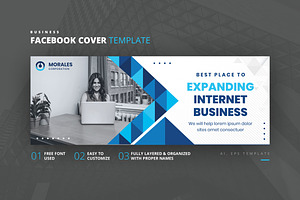 Business Facebook Cover Template