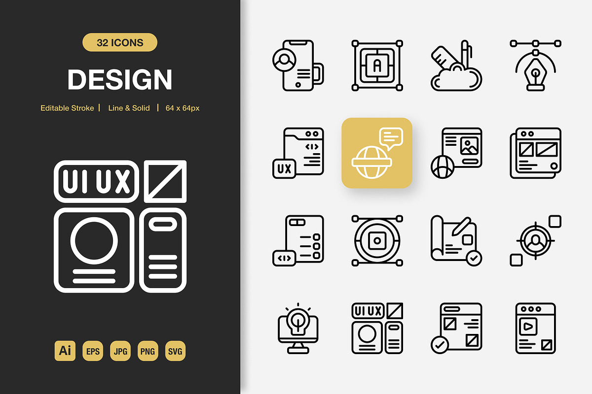 Design Icons, an Icon by Spacepixel Creative (Photo 1 of 3)