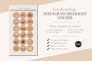 INSTAGRAM HIGHLIGHT COVERS, a Social Media Template by The Little Lily Studio (Thumbnail 5 of 5)