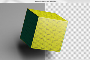 Square Box / Package Mock-Up 3