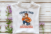 Coach Dad Funny Fathers Day Sublimat, an Illustration by DreamCafeArt (Thumbnail 3 of 7)