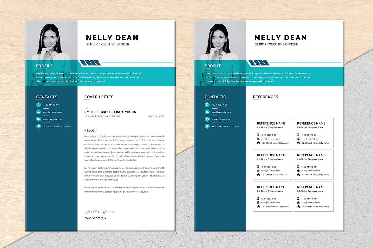 Creative Minimalist Resume Template, a Resume Template by Design Vault (Photo 3 of 3)