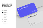 Business Card Mockup, an Advertising Mockup by graphypix (Thumbnail 2 of 4)