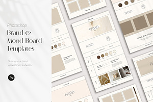 Brand & Mood Board Templates Set