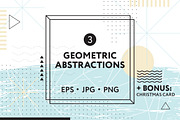 Geometric Abstractions Set, an Object Illustration by moibalkon (Thumbnail 1 of 5)