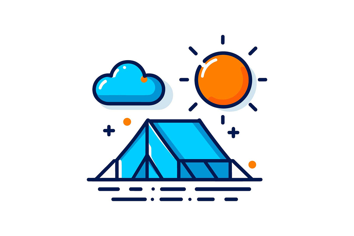 Camping Adventure Icon Set, an Object Graphic by Designs_River (Photo 5 of 13)