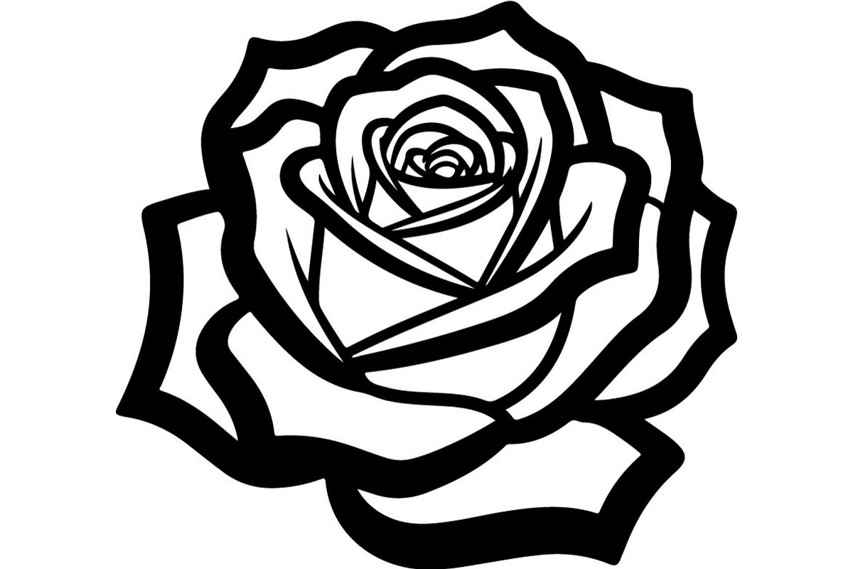 Rose Silhouette File Bundle, a Decorative Illustration by Designer_Momina (Photo 3 of 21)
