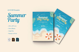 Summer Party - Flyer, a Flyer Template by VUNIRA