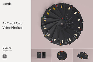 4k Credit Card Video Mockup Tempalte, a Templates & Theme by Eka Restu D. Putra
